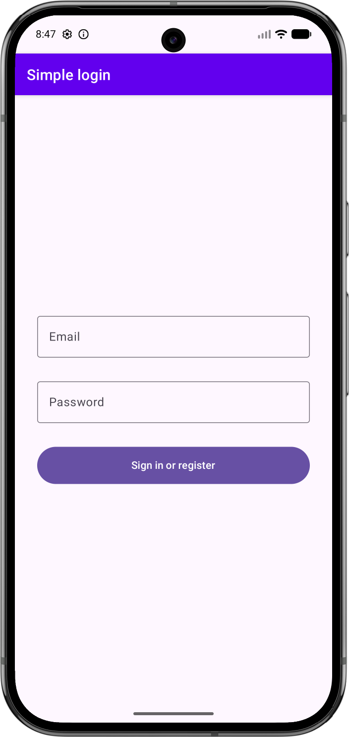 Android 登录应用程序