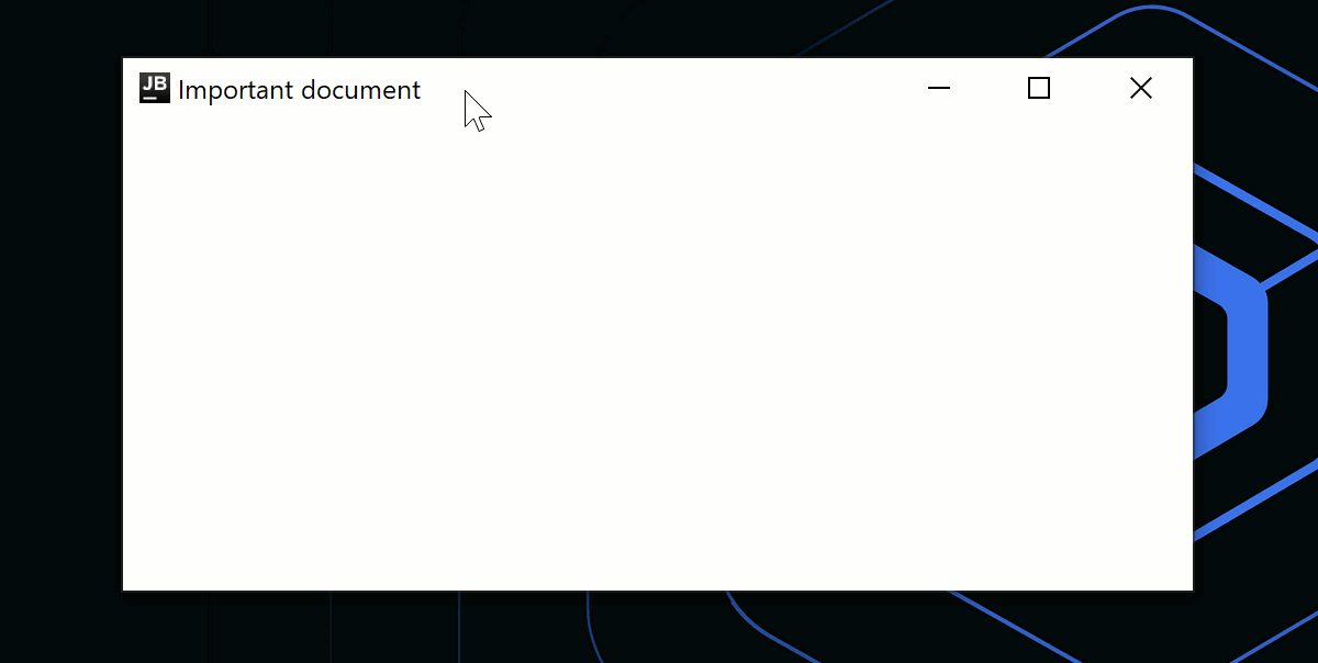 Close with confirmation