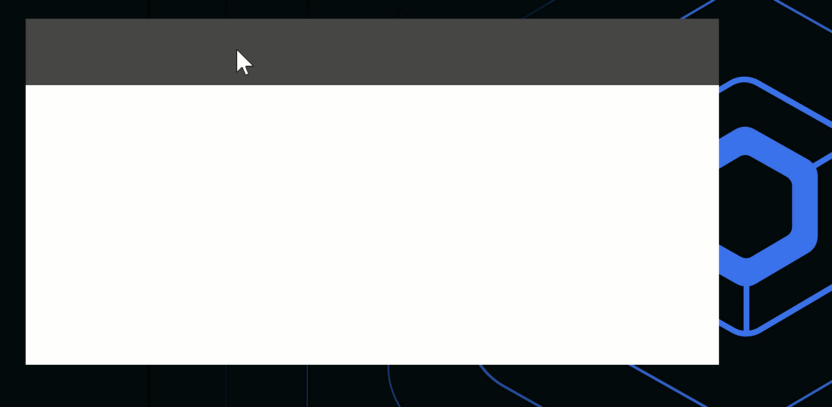 Draggable area