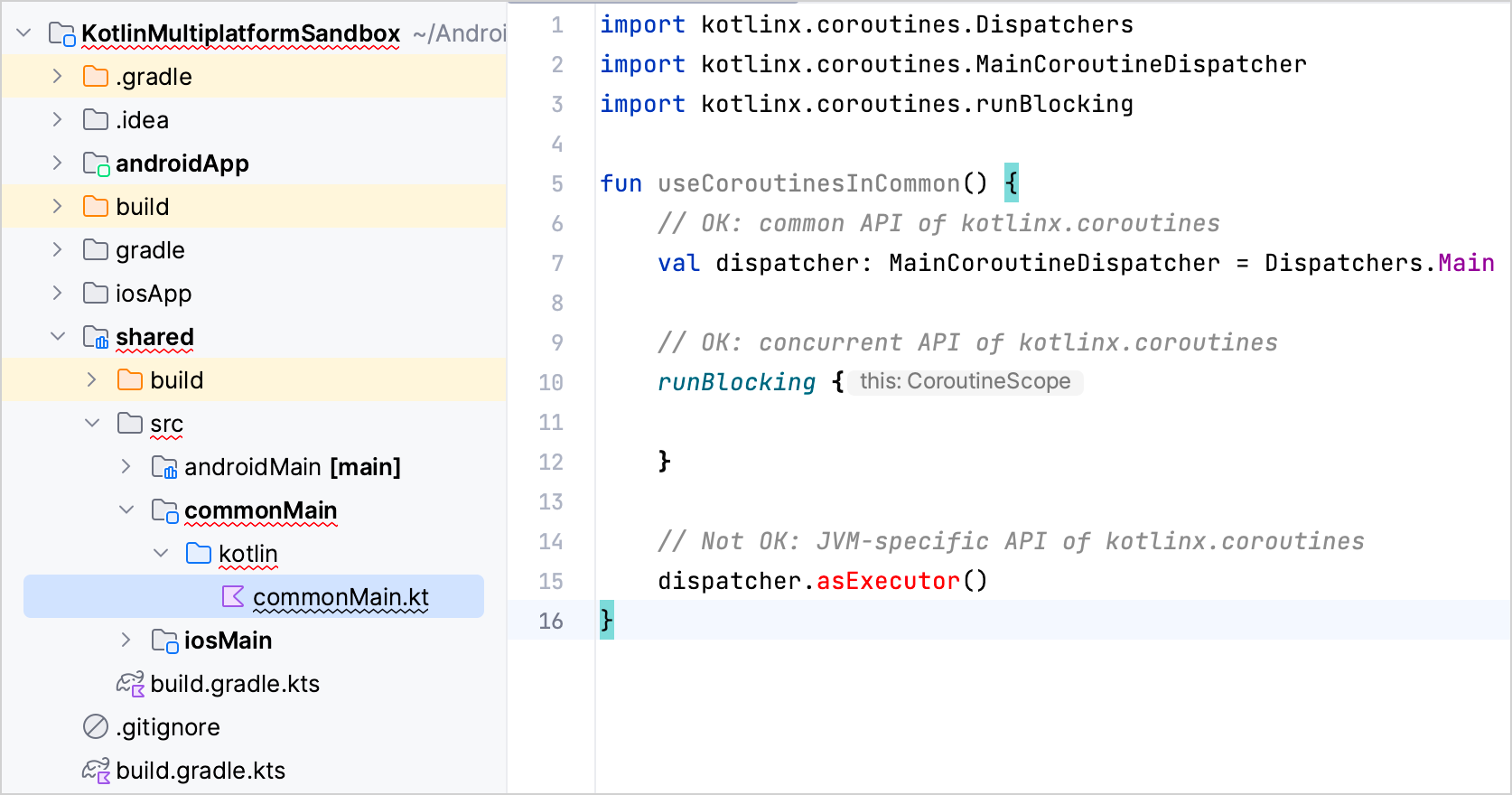 通用代码中 JVM 特定 API 的错误
