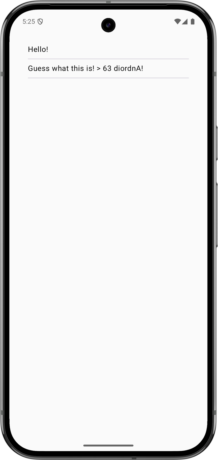 更新后的 Android 多平台应用 UI