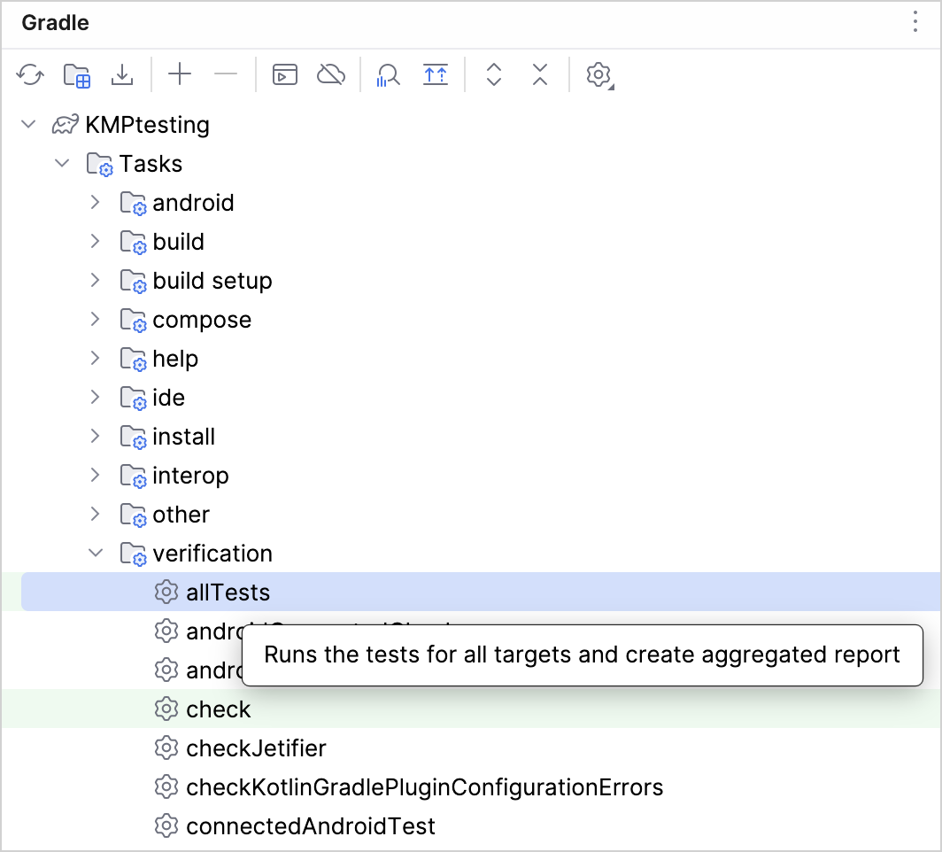 Gradle 测试任务