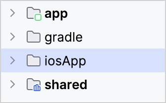 Android Studio 中重命名的 iOS 项目目录
