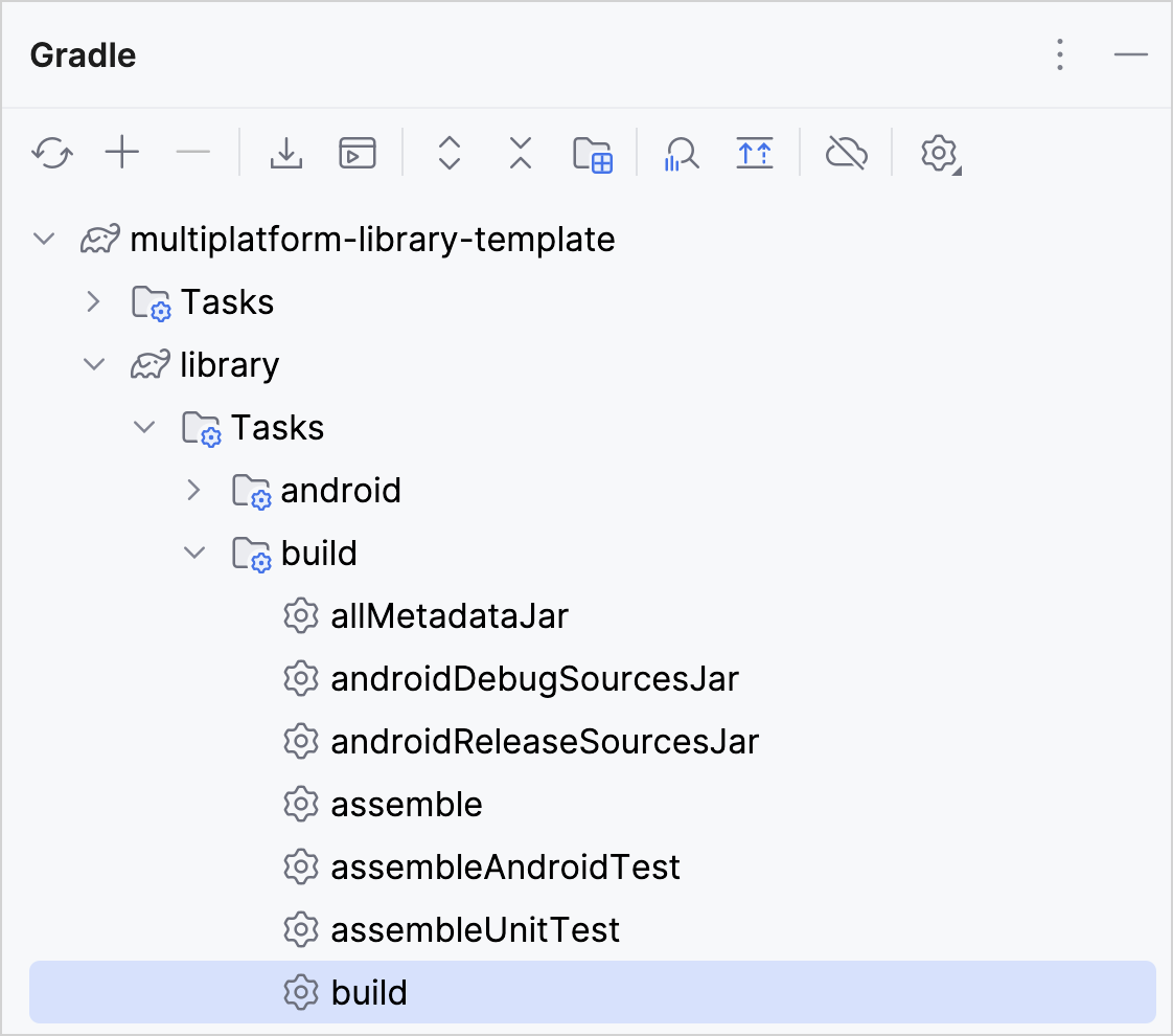 Gradle 工具窗口