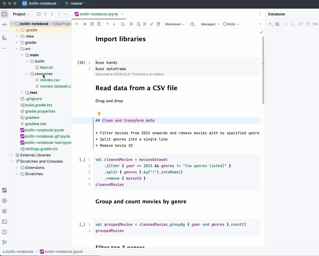 Kotlin Notebook
