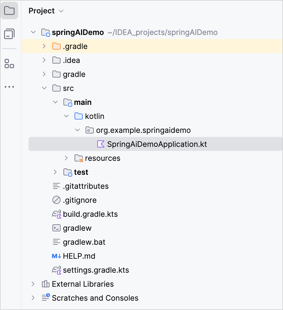 Spring Boot 项目视图