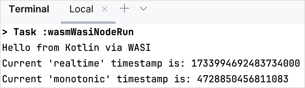 Kotlin/Wasm 和 WASI 应用